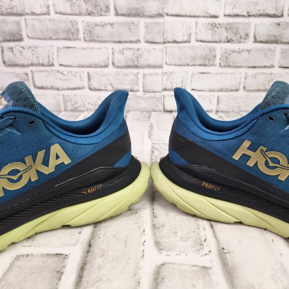 Hoka One One Mach 4 Men's Size 11.5 D Blue Coral  Athletic Running Gym Sneakers - Picture 4 of 10